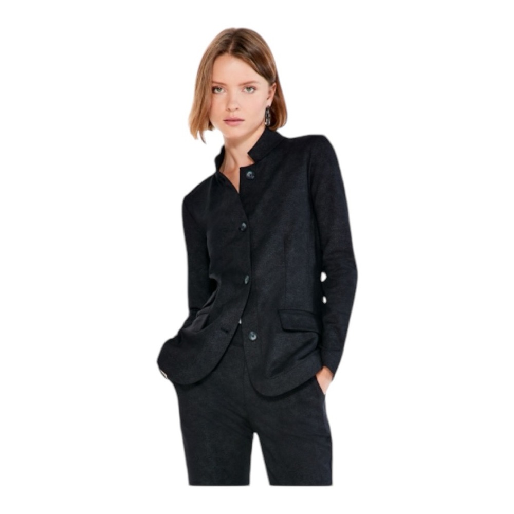 Sueded Foiled Blazer - Nic & Zoe